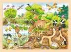 Goki 57582 - Einlegepuzzle Erlebnis Natur