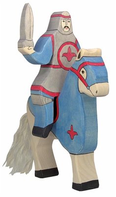 Cover Holztiger 80255 - Blauer Ritter, reitend (ohne Pferd)
