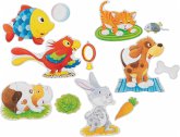 Goki 57415 - Puzzleset Haustiere