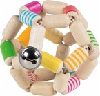 Goki 65255 - Greifling Elastik Ball, gestreift Goki 65255 - Greifling Elastik Ball, gestreift