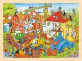 Goki 57670 - Einlegepuzzle Baustelle