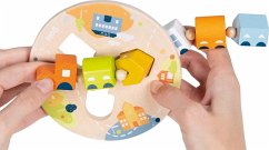 Goki 58408 - Fädelzug, Lokomotive, mit 5 Waggons mit verschiedenen Cover Goki 58408 - Fädelzug, Lokomotive, mit 5 Waggons mit verschiedenen