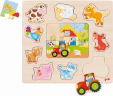 Goki 57371 - Einlegepuzzle Bauernhoftiere Goki 57371 - Einlegepuzzle Bauernhoftiere