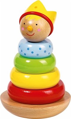 Cover Goki 58577 - Stapel-Stehaufmännchen Prinz, goki basic.