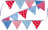 Goki 60768 - Wimpelkette blau-rot Goki 60768 - Wimpelkette blau-rot