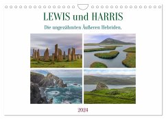 Lewis und Harris, die ungezähmten Äußeren Hebriden. (Wandkalender 2024 DIN A4 quer), CALVENDO Monatskalender