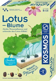 KOSMOS 637279 - Lotus-Blume, Züchte Wasserpflanzen und erforsche den Lotus-Effekt, MINT-Experimentierkasten