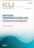 Deutsche Kodierrichtlinien für die Psychiatrie/Psychosomatik 2024 mit MD-Kommentar