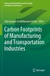 Carbon Footprints of Manufacturing and... - Bild 1