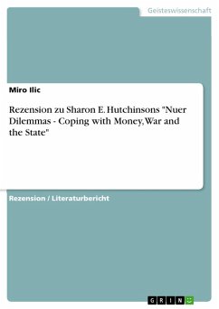 Rezension zu Sharon E. Hutchinsons &quote;Nuer Dilemmas - Coping with Money, War and the State&quote; (eBook, PDF)