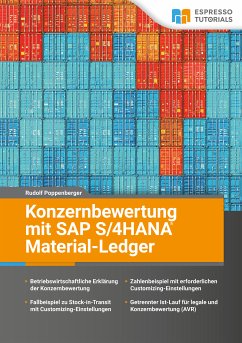 Konzernbewertung mit SAP S/4HANA Material-Ledger (eBook, ePUB) - Poppenberger, Rudolf