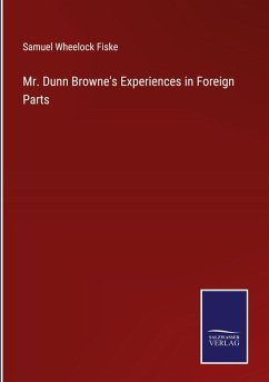 Cover Mr. Dunn Browne's Experiences in Foreign Parts