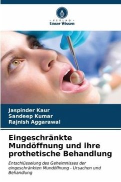 Eingeschränkte Mundöffnung und ihre prothetische Behandlung - Kaur, Jaspinder;Kumar, Sandeep;Aggarawal, Rajnish