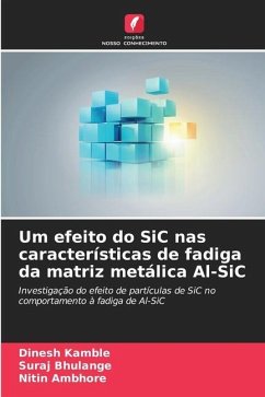 Um efeito do SiC nas características de fadiga da matriz metálica Al-SiC - Kamble, Dinesh;Bhulange, Suraj;Ambhore, Nitin