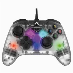 Snakebyte GAMEPAD RGB X - Game Controller für XBOX/PC, RGB-Beleuchtung, inkl. Hall-Effekt, kabelgebunden, transparent