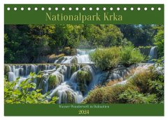 Nationalpark Krka - Wasser-Wunderwelt in Dalmatien (Tischkalender 2024 DIN A5 quer), CALVENDO Monatskalender