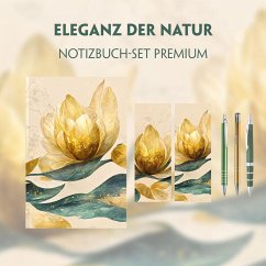 Eleganz der Natur Schreibset Premium im majestätischen Blütentraum-Design