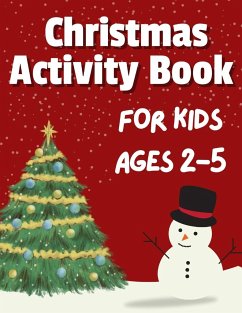 Christmas Activity Book for Kids Ages 2-5 - McAdams, Dion