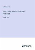 Born to Good Luck; Or The Boy Who Succeeded
