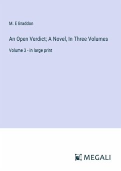 Cover An Open Verdict; A Novel, In Three Volumes