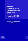 Jahrbuch für die Geschichte des Protestantismus in Österreich Sonderband (2023) (eBook, PDF)