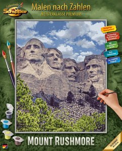 Schipper 609130895 - Malen nach Zahlen, Meisterklasse Klassiker, Mount Rushmore, 40x50cm