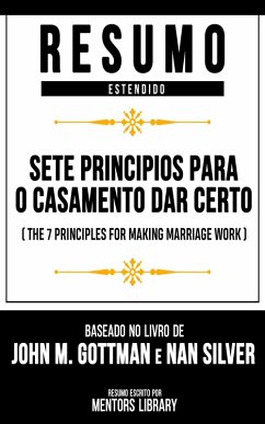 Cover Resumo Estendido - Sete Principios Para O Casamento Dar Certo (eBook, ePUB)