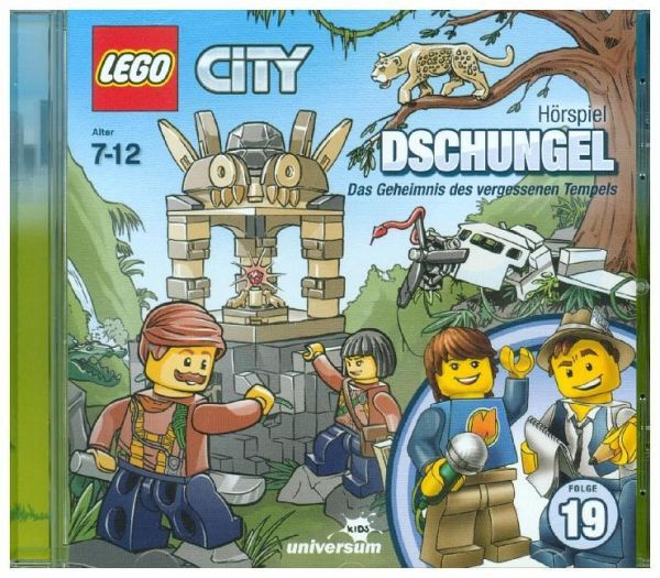Dschungel. Das Geheimnis des vergessenen Tempels / LEGO City Bd.19 (1 Audio-CD) 