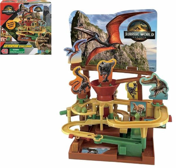 EPOCH Games 7515 - Jurassic World Rebirth Adventure Challenge, Labyrinth/Kugelbahn, Geschicklichkeitsspiel - Epoch