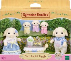 Sylvanian Families 5735 - Flora Rabbit Family, Kaninchen-Familie, Spielset