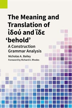Cover The Meaning and Translation of ¿d¿¿ and ¿de 'behold' (eBook, ePUB)