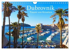 Dubrovnik - Traum von Kroatien (Wandkalender 2024 DIN A4 quer), CALVENDO Monatskalender
