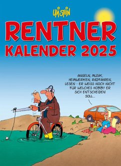 Uli Stein Rentnerkalender 2025: Monatskalender für die Wand - Stein, Uli