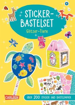 Sticker-Bastelset: Glitzer-Tiere - Poitier, Anton