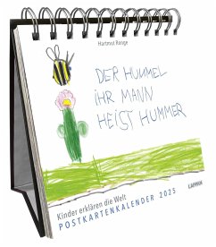 Der Hummel ihr Mann heist Hummer - Postkartenkalender 2025 - Ronge, Hartmut