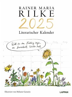 Rilke-Kalender 2025 - Wandkalender - Rilke, Rainer Maria