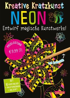 Kratzbilder für Kinder: Kreative Kratzkunst: Neon