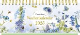 Tischkalender mit Wochenkalendarium: 2025 - Marjolein Bastin - blau