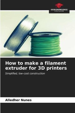 How to make a filament extruder for 3D printers - Nunes, Alledher
