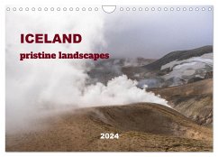 ICELAND pristine landscapes (Wall Calendar 2024 DIN A4 landscape), CALVENDO 12 Month Wall Calendar