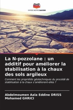 La N-pozzolane : un additif pour améliorer la stabilisation à la chaux des sols argileux - DRISS, Abdelmoumen Aala Eddine;GHRICI, Mohamed