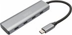 DIGITUS USB-C 4 Port HUB Alumin. Gehaeuse 4xUSB-C 3.1 Gen1,5Gbps