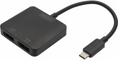 DIGITUS 2-Port MST Video Hub USB-C2xDP MST VideoHub DP 1.4,4K