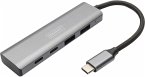 DIGITUS USB-C 4 Port HUB Alumin. Gehaeuse 2xUSB-A+2x USB-C Gen2