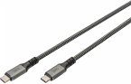 DIGITUS USB 4.0 Typ-C Kabel 3m AL-Geh. PP braid 4K/60Hz PD3.0