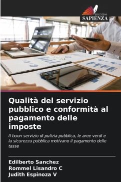 Qualità del servizio pubblico e conformità al pagamento delle imposte - Sanchez, Edilberto;Lisandro C, Rommel;Espinoza V, Judith