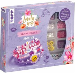 Lovely You Schmuckset #Besties. Anleitung und Material für 5 Armbänder. Über 400 Perlen