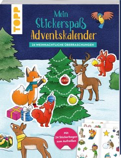 Stickerbuch-Adventskalender - Hecher, Mimi