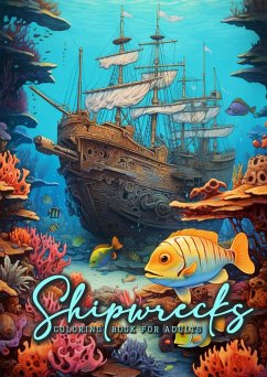 Shipwrecks Coloring Book for Adults - Publishing, Monsoon;Grafik, Musterstück