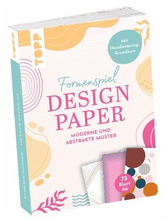 Design Paper A6 Formenspiel. Mit Handlettering-Grundkurs - Blum, Ludmila